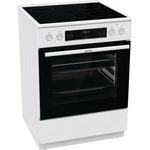 Gorenje GECS6C70WPA Herd, Standgerät, Energieeffizienzklasse A, Garraum 71 l, Breite 60 cm, groß (ab 65 l), Glaskeramikkochfeld, 4 Zonen, weiß