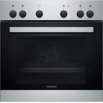 Siemens EQ110KS2EB Herdset, EA64RGNA1E herdgesteuertes Kochfeld + HE010FBR1 Einbauherd + HZ438201 Teleskopauszug, Einbaugerät, Energieeffizienzklasse A, Garraum 66 l, Breite 59,4 cm, groß (ab 65 l), edelstahl