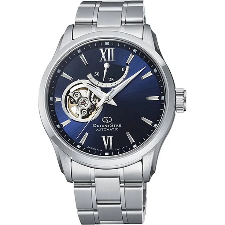Orient Star Open Heart Automatic Re at0001l00b Herrenuhr, Automatikuhr, 40 mm, silber