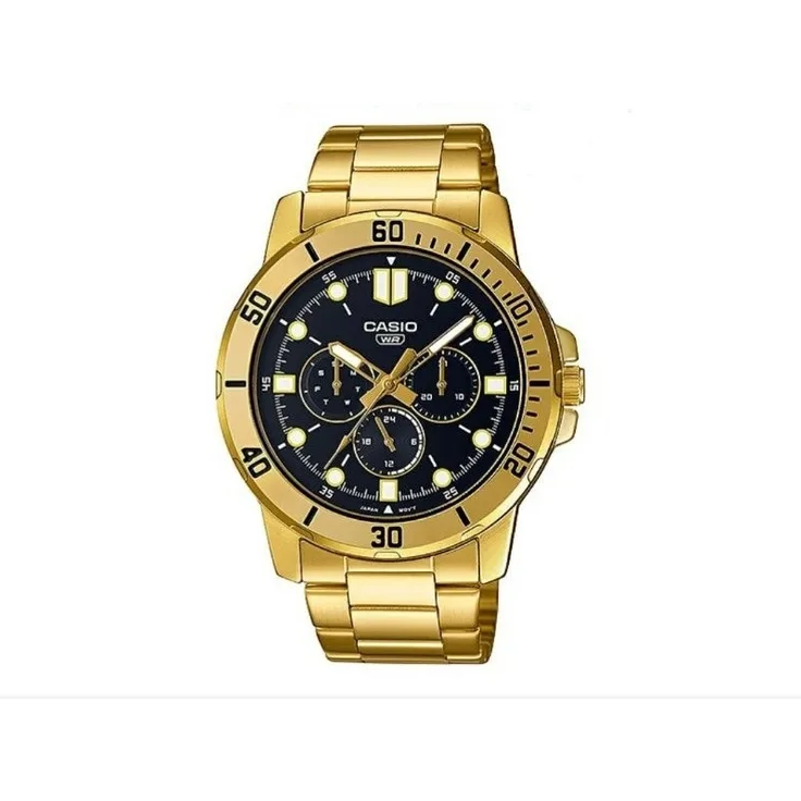 Casio Collection, Quarzuhr, 49 mm, gold