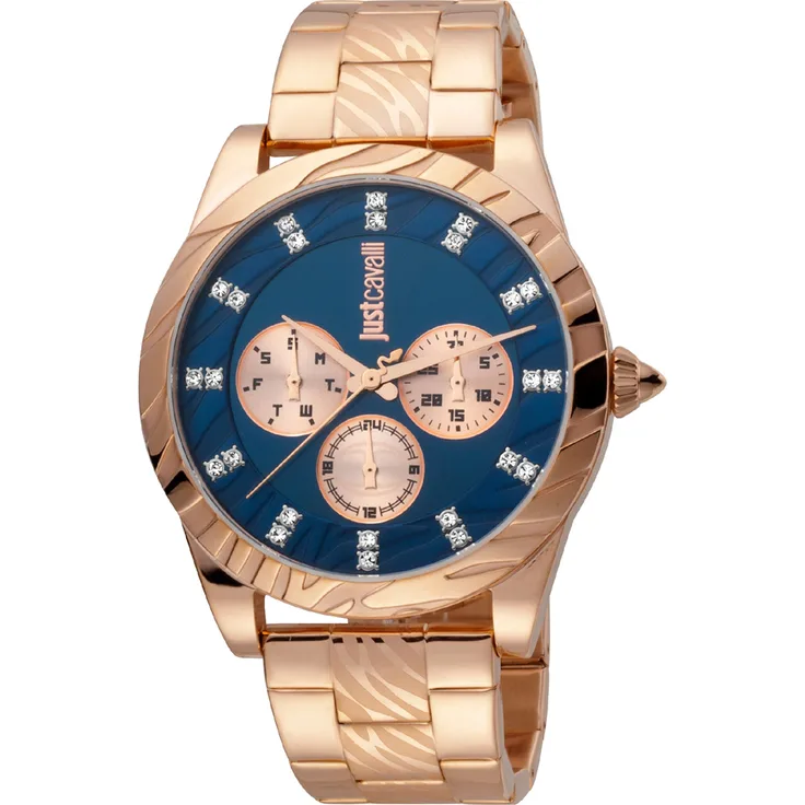 Just Cavalli Fashion Xl Jc1l130m0075 Damenuhr, Quarzuhr, 40 mm, rosegold 