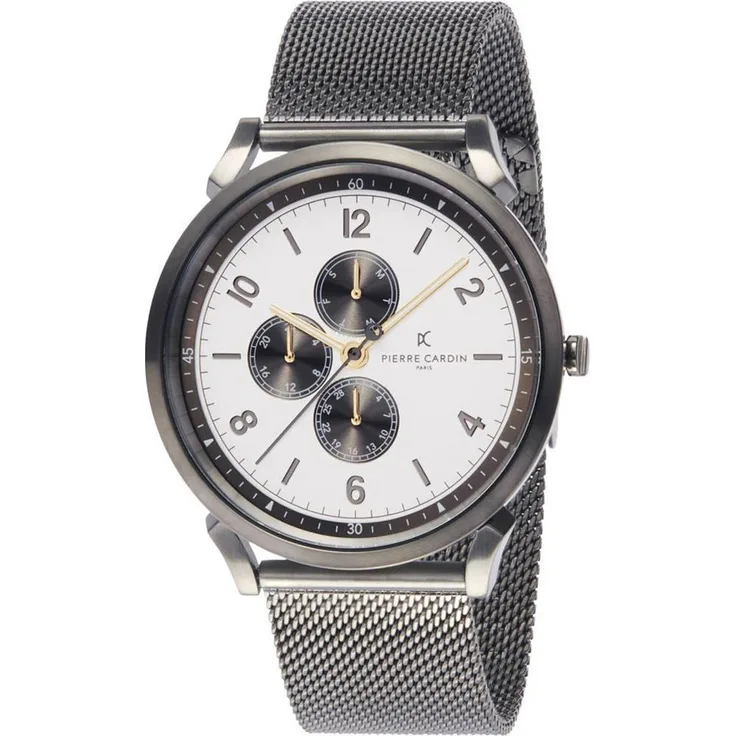 Pierre Cardin Pigalle Nine Cpi.2033 Herrenuhr, Quarzuhr, 44 mm, schwarz