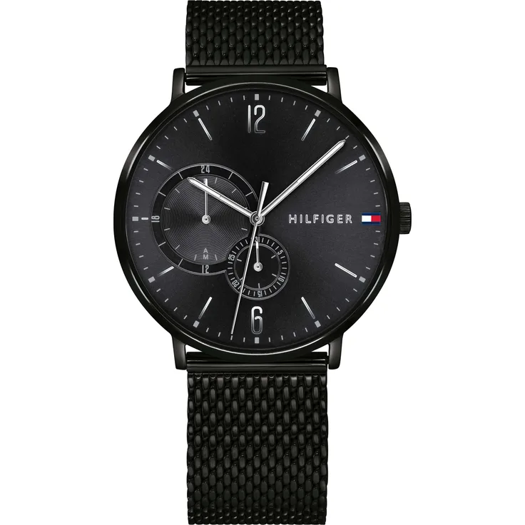Tommy Hilfiger Brooklyn, Quarzuhr, 40 mm, schwarz