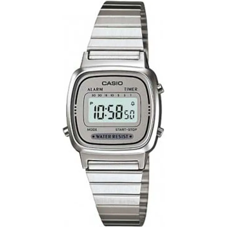 Casio Vintage Lady Steel, LA670, silber