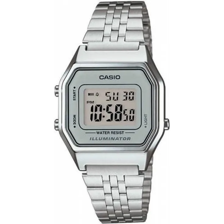 Casio Vintage,  LA680WEA-7EF, water resistent, silber