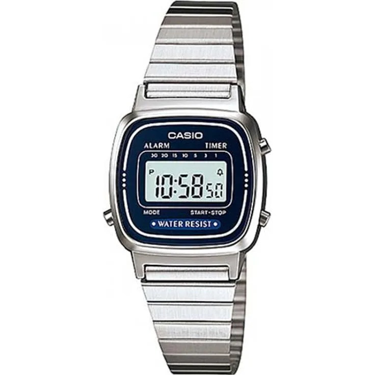 Casio Vintage Lady Steel, LA670, blau