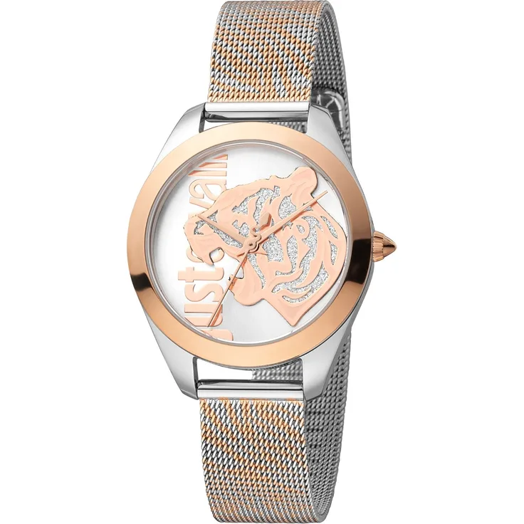 Just Cavalli Animalier, Quarzuhr, 32 mm, rosegold 