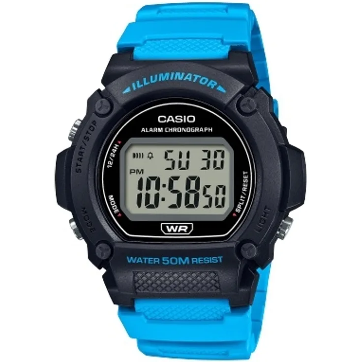 Casio W-219H-2A2VEF Collection 47mm 5ATM
