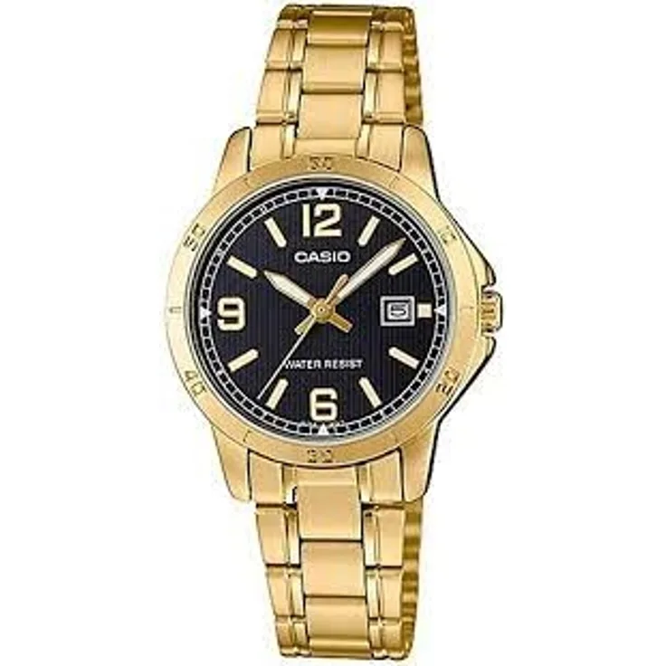 Casio Standard, Quarzuhr, 35 mm, gold