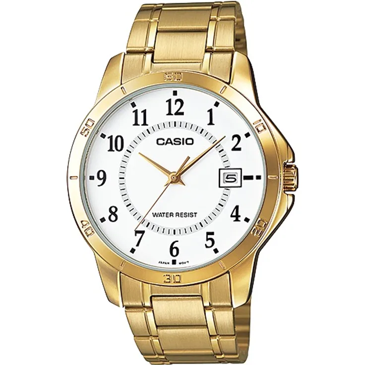 Casio Standard, Quarzuhr, 42 mm, gold