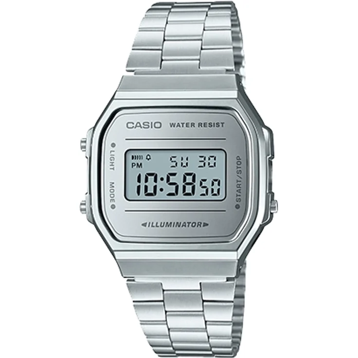 Casio Vintage Iconic,  A168WEM-7EF, silbergrau – Bild 1