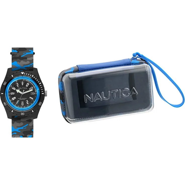 Nautica Surfside depth Indicator Profondimetro , Quarzuhr, 46 mm 