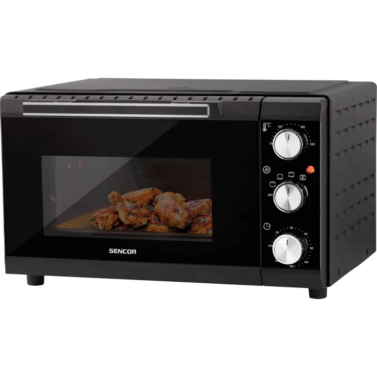 Sencor Minibackofen SEO 2000BK, Standgerät, Garraum 20 l, Leistung 1650 W, schwarz