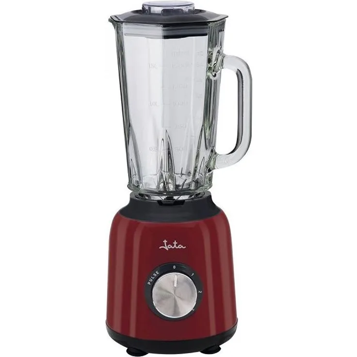 Jata BT795 Standmixer 1200 Watt, 1,5 Liter, Momentstufe, Ice Crusher, Drehregler, rot