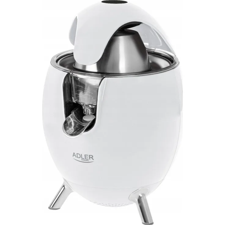 Adler AD 4013W Zitruspresse, elektrisch, 800 W, 1 Geschwindigkeit, weiß
