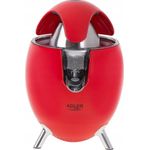 Adler AD 4013R Zitruspresse, elektrisch, 800 W, 1 Geschwindigkeit, rot
