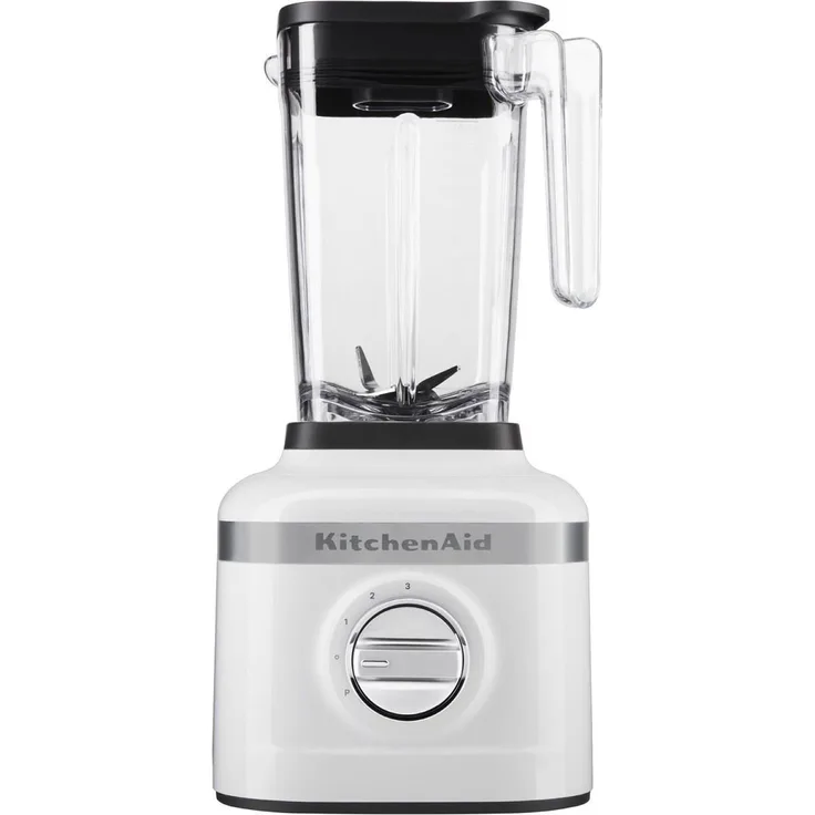 KitchenAid 5KSB1320EWH Classic Standmixer, 650 Watt, 3 Geschwindigkeiten, Puls-Funktion, 1,4 Liter Fassungsvermögen, Kunststoff, weiß, Serie: 5KSB1320