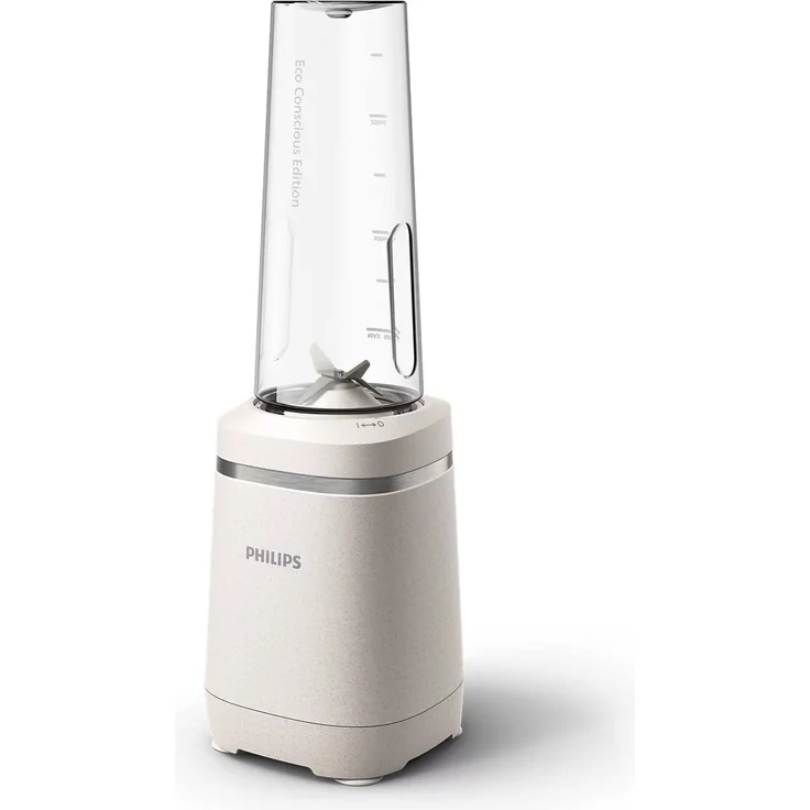 Philips 5000 Series HR2500/00 Smoothiemaker, 350 Watt, 0,6 Liter, ProBlend Technologie, Kunststoff, seidenweiß matt – Bild 1