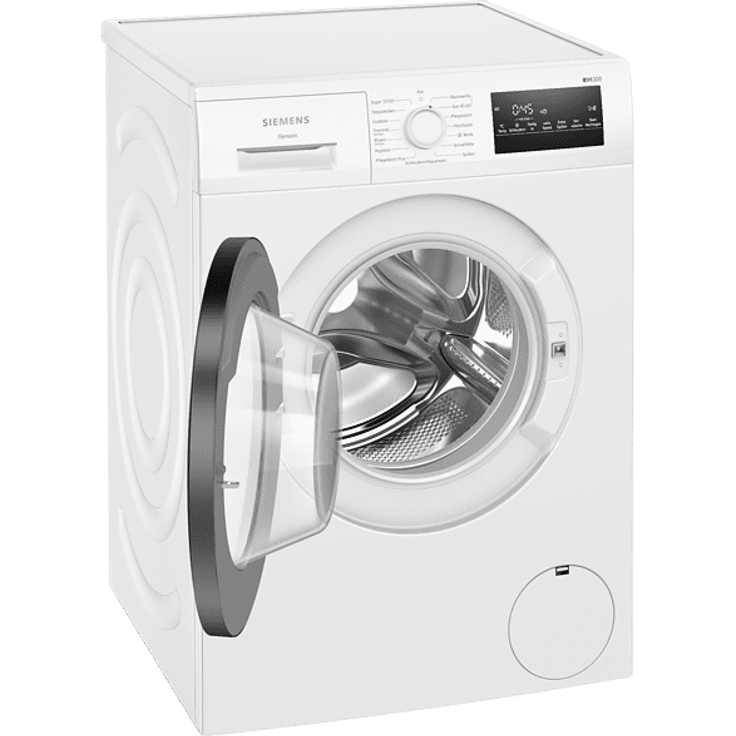 Siemens WM14N223 iQ300, Frontlader-Waschmaschine, B, Fassungsvermögen 7 kg, Standgerät, Breite 60 cm, weiß – Bild 4
