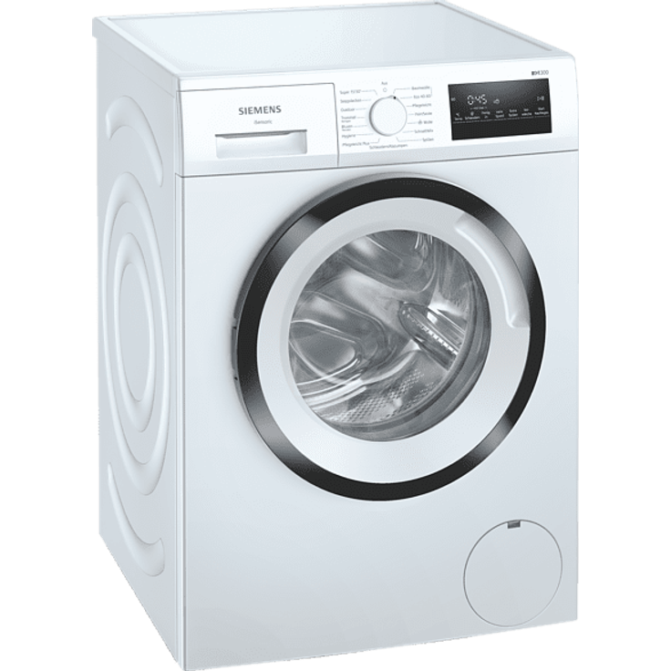 Siemens WM14N223 iQ300, Frontlader-Waschmaschine, B, Fassungsvermögen 7 kg, Standgerät, Breite 60 cm, weiß – Bild 2