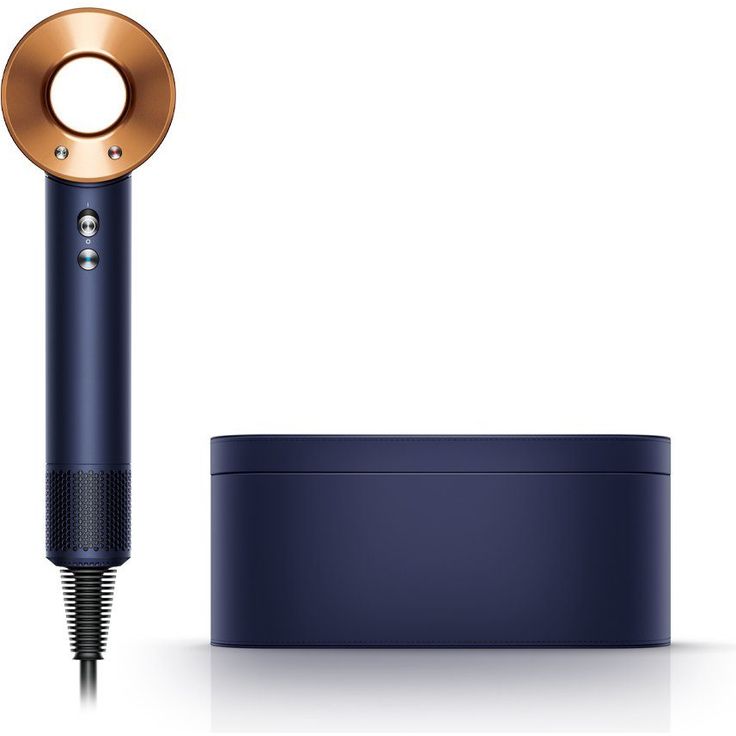 Dyson Supersonic HD07 Haartrockner, 1600 Watt, Ionen-Technologie, Geschenkedition, inkl. Aufbewahrungsbox aus Leder, 5 Stylingdüsen, Generation 2022, nachtblau, kupfer