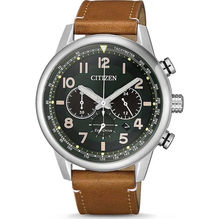 Citizen Armbanduhr Herren Chronograph CA4420 21X,Quarzuhr, 43,1 mm, braun