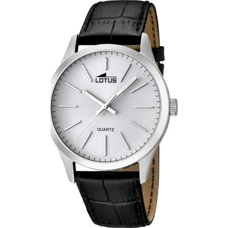 Lotus Armbanduhr Herren Chronograph Klassik 15961 1, Analoguhr, 42 mm, schwarz