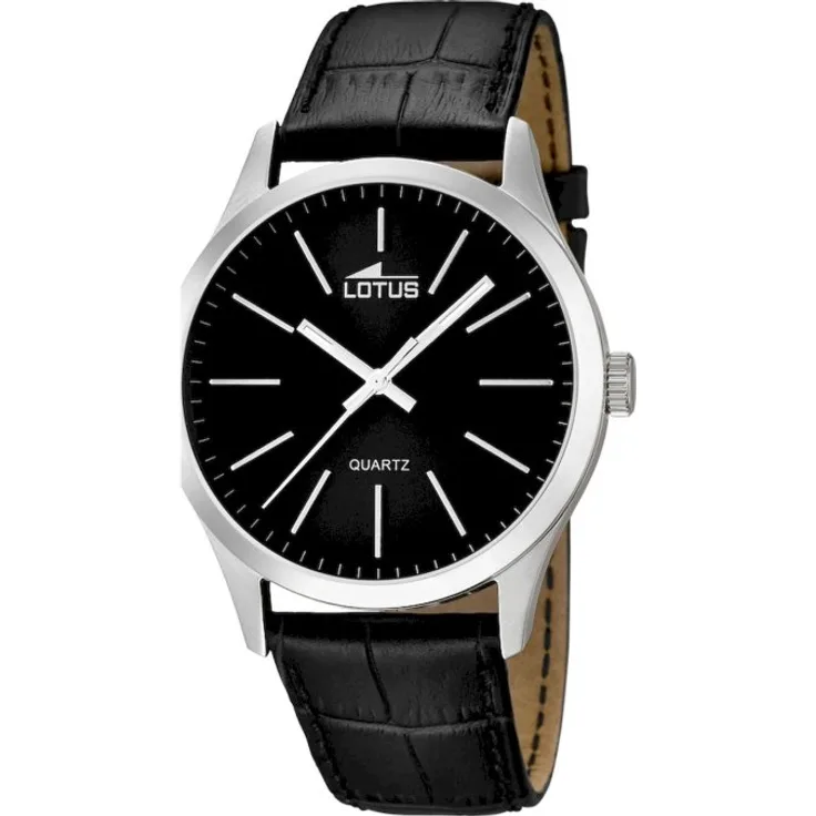 Lotus Armbanduhr Herren Chronograph Klassik 15961 3, Analoguhr, 42 mm, schwarz
