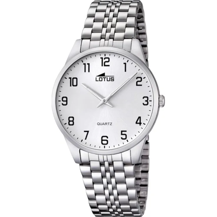 Lotus Armbanduhr Herren Chronograph Klassik 15883 1, Analoguhr, silber