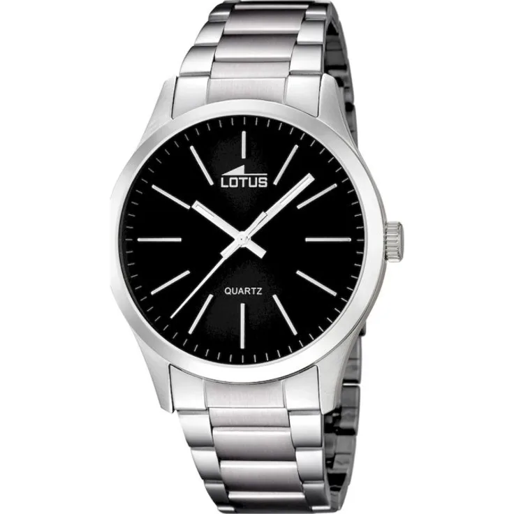 Lotus Armbanduhr Herren Chronograph Klassik 15959 3, Analoguhr, 42 mm, silber