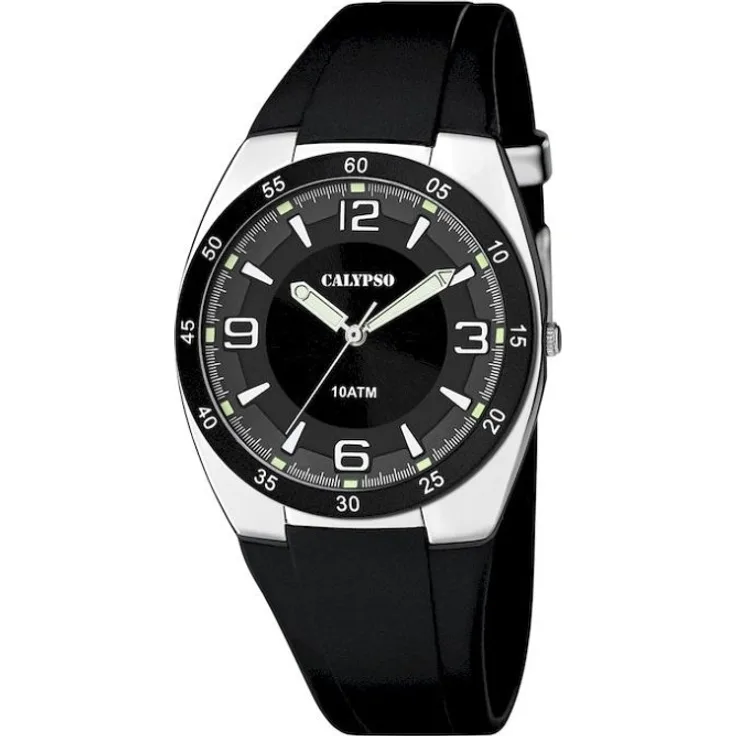 Calypso Armbanduhr Herren K5753 3, Analoguhr, 40 mm, schwarz
