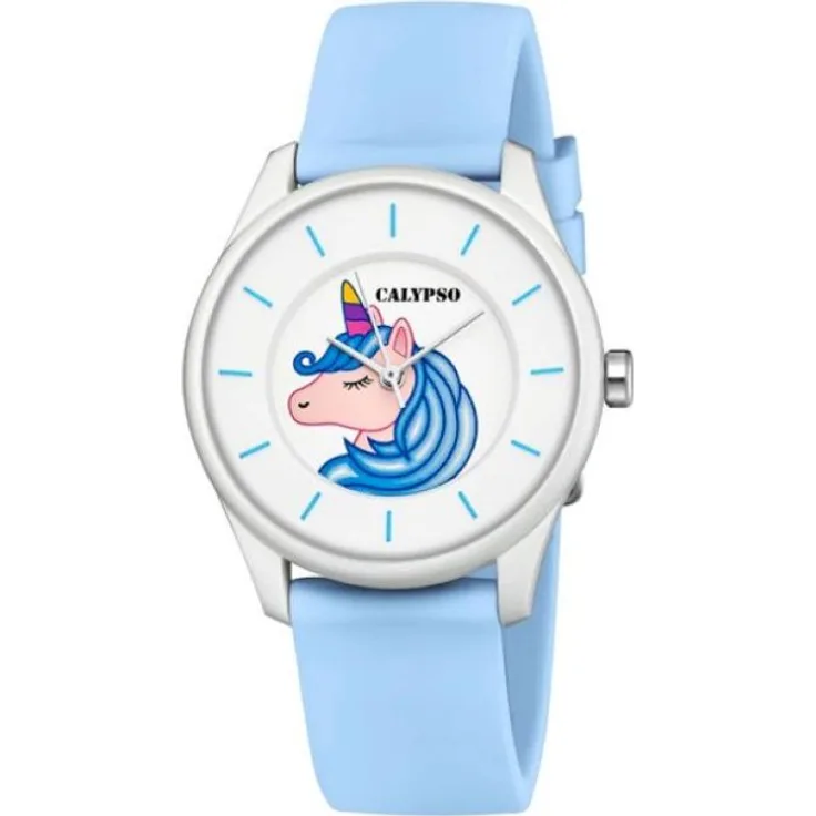 Calypso Armbanduhr Damen K5733 C SWEET TIME, Quarzuhr, 31 mm, hellblau