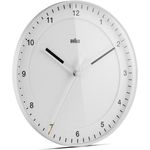 braun Wanduhr Classic BC17W DCF Funkuhr analog