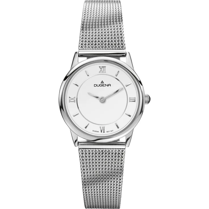 Dugena Damen Armbanduhr 4460439, Edelstahl