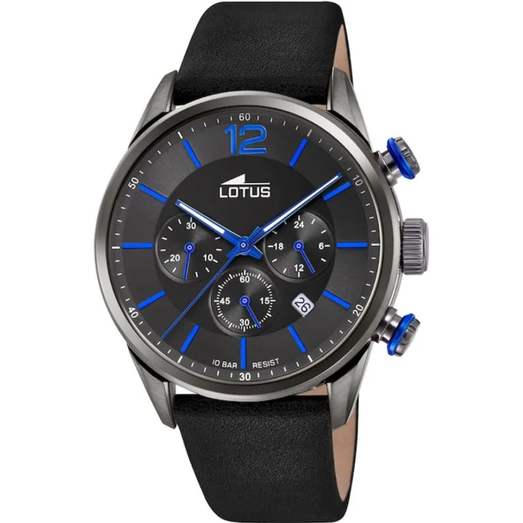 Lotus Armbanduhr Herren Chronograph 18687 3 Chronograph, Quarzuhr, schwarz