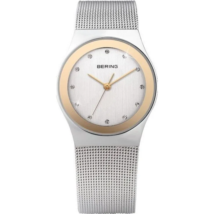 Bering Armbanduhr Damen Classic 12927 010, Analoguhr, 27 mm, silber