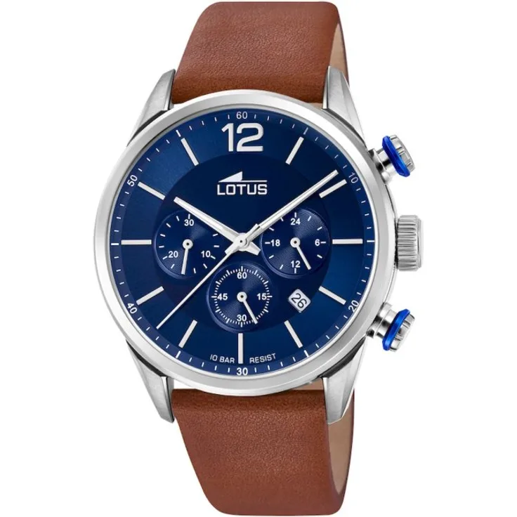 Lotus Armbanduhr Herren Chronograph 18689 1 Chronograph, Quarzuhr, braun