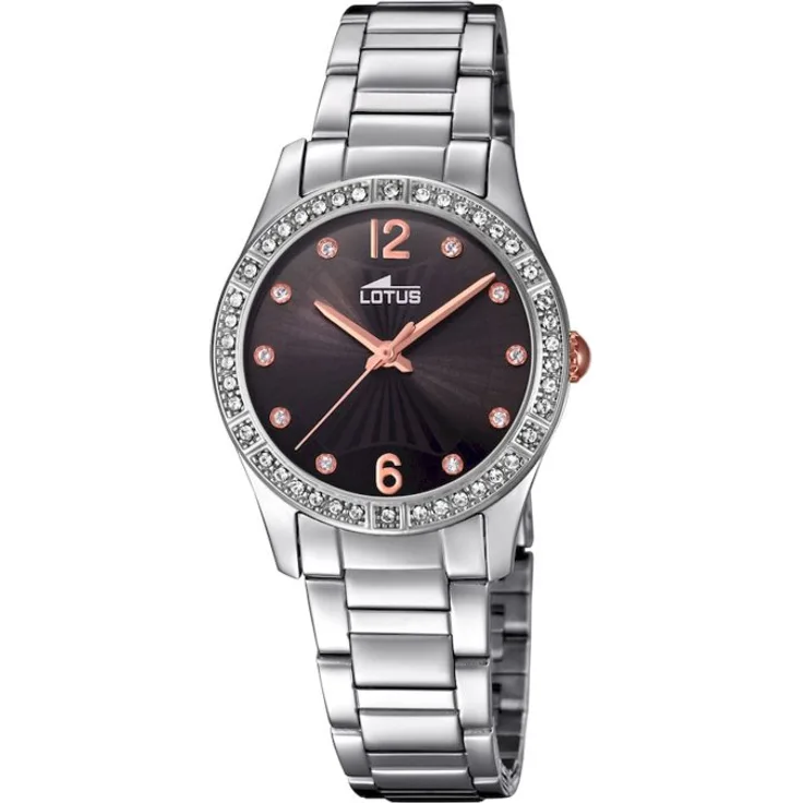 Lotus Armbanduhr Damen Trend Grace 18383 2, Analoguhr, 31 mm, silber
