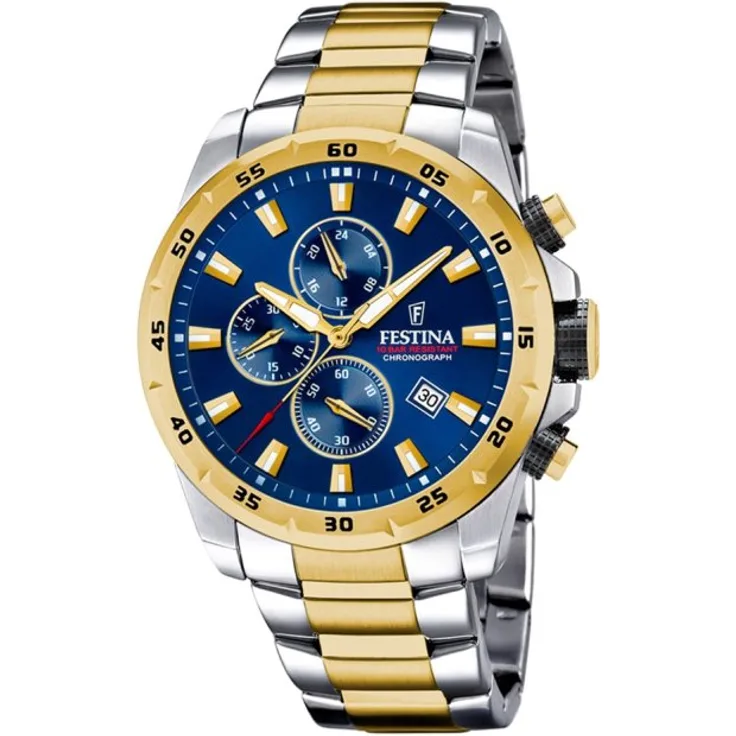 Festina Armbanduhr Herren F20562 2 CHRONOGRAPH SPORT, Quarzuhr, 43 mm