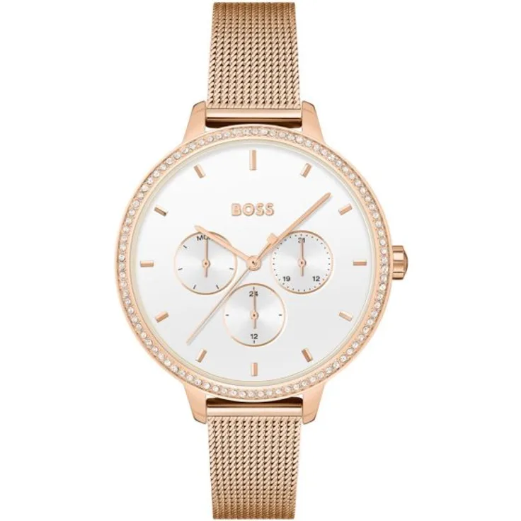 Boss Damenuhr Quarz 1502663, Quarzuhr, 40 mm, Gold