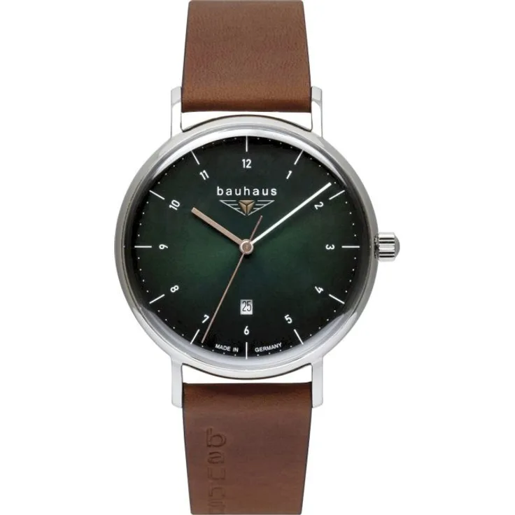 Bauhaus Herrenuhr 2140 4 Quarz, Quarzuhr, 41 mm, gelb