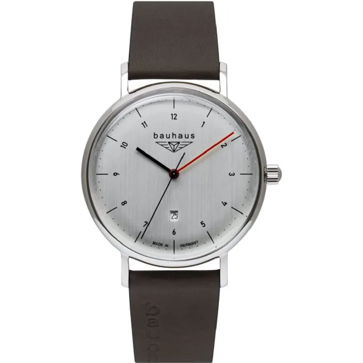 Bauhaus Herrenuhr 2140 1 Quarz, Quarzuhr, 41 mm, braun