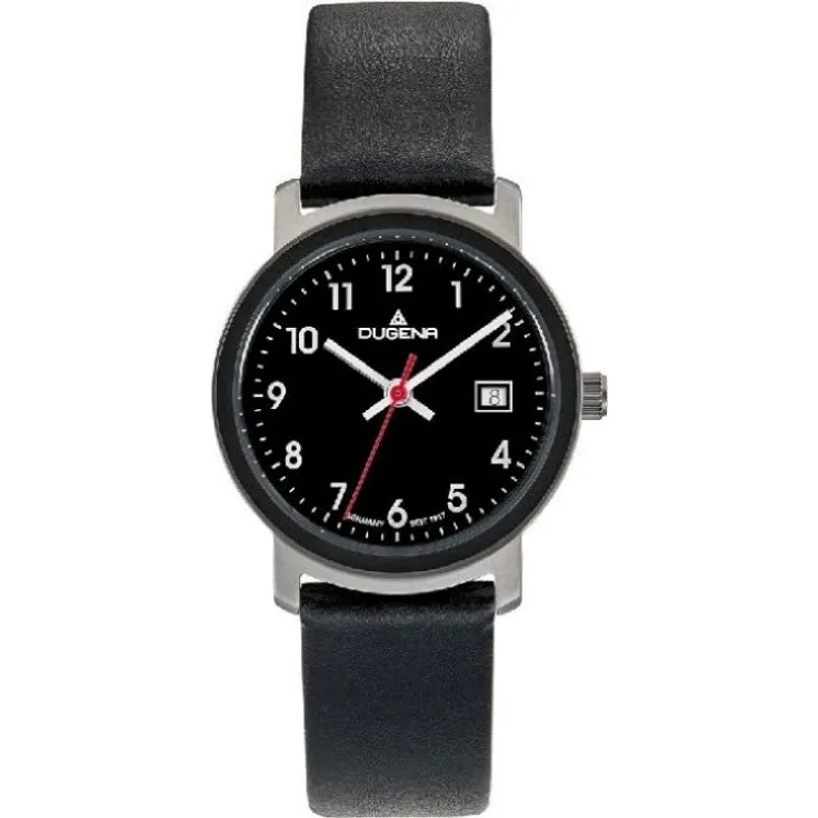 Dugena Armbanduhr Damen Designuhren 4460670, Analoguhr, 27 mm, schwarz