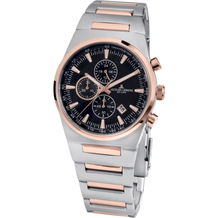 Jacques Lemans Armbanduhr Damen Manchester Sport 1 1738C, Quarzuhr, 36 mm, mehrfarbig
