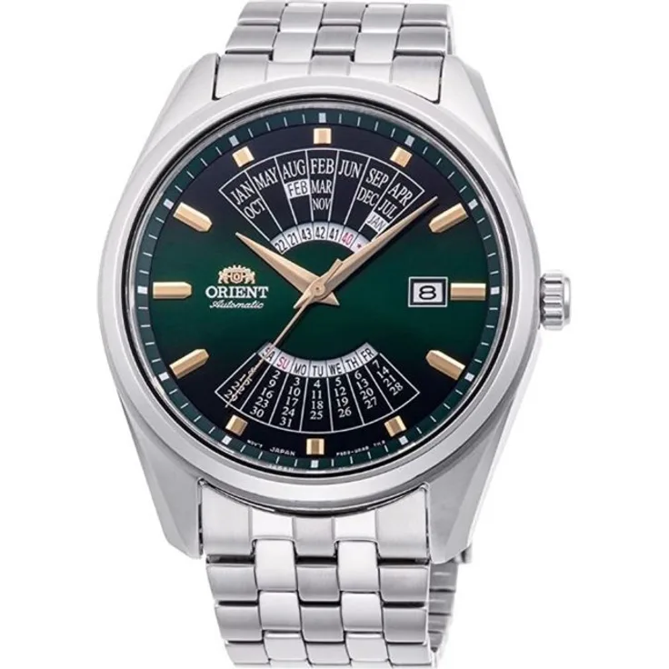 Orient Multi Year Calendar Automatic Ra ba0002e10b Herrenuhr, Automatikuhr, 43 mm, silber