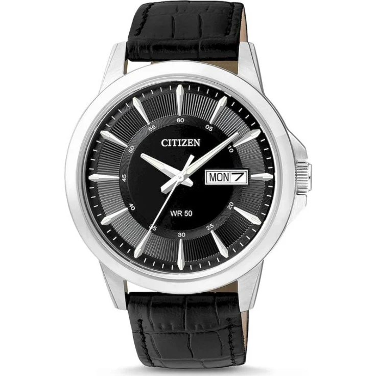 Citizen Armbanduhr Herren Chronograph Basic Herren BF2011 01EE, Analoguhr, 41 mm, schwarz – Bild 1