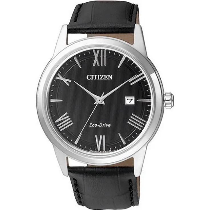 Citizen Armbanduhr Herren Chronograph Sports Eco Drive AW1231 07E, Analoguhr, 40 mm, schwarz