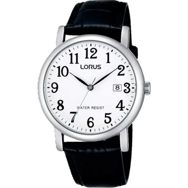 Lorus Armbanduhr Herren Chronograph RG835CX5, Quarzuhr, 37,5 mm, schwarz