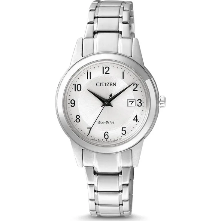 Citizen Armbanduhr Damen Sports Damen Eco Drive FE1081 59B, Analoguhr, 29 mm, silber