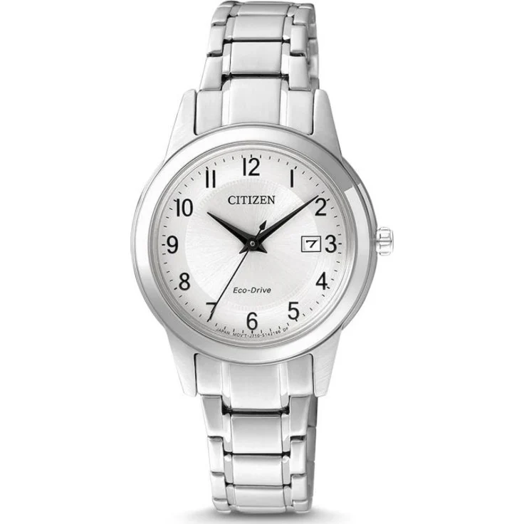 Citizen Armbanduhr Damen Sports Damen Eco Drive FE1081 59B, Analoguhr, 29 mm, silber – Bild 1